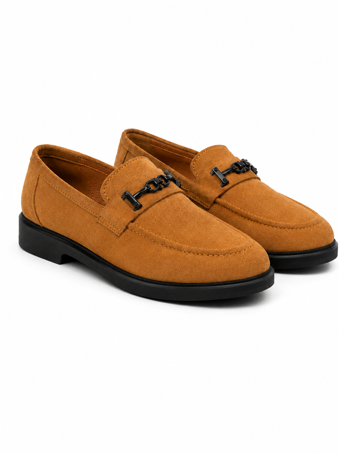 Averon Tan Suede Loafers