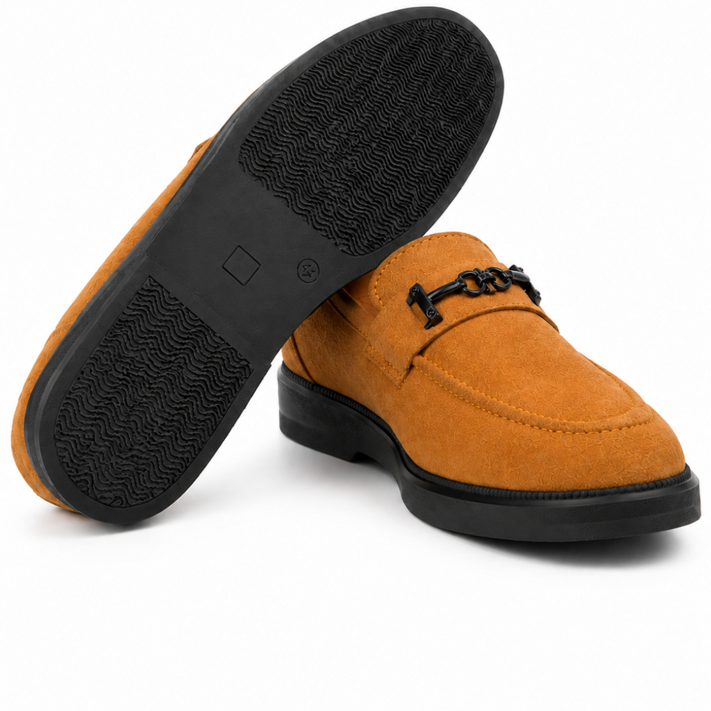 Averon Tan Suede Loafers