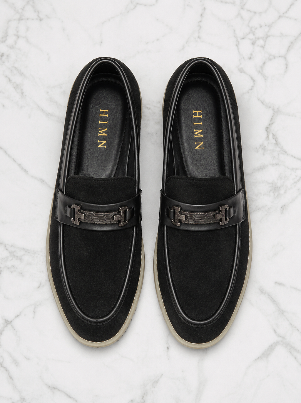 Men’s Black Suede Loafers