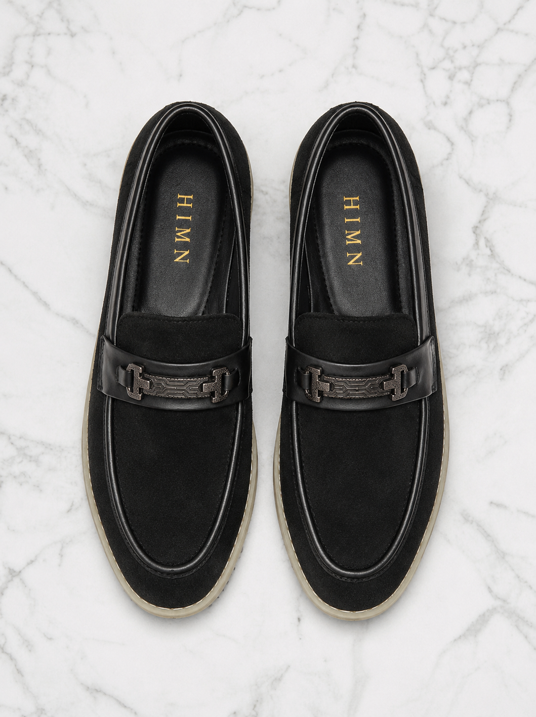 Men’s Black Suede Loafers