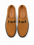 Averon Tan Suede Loafers