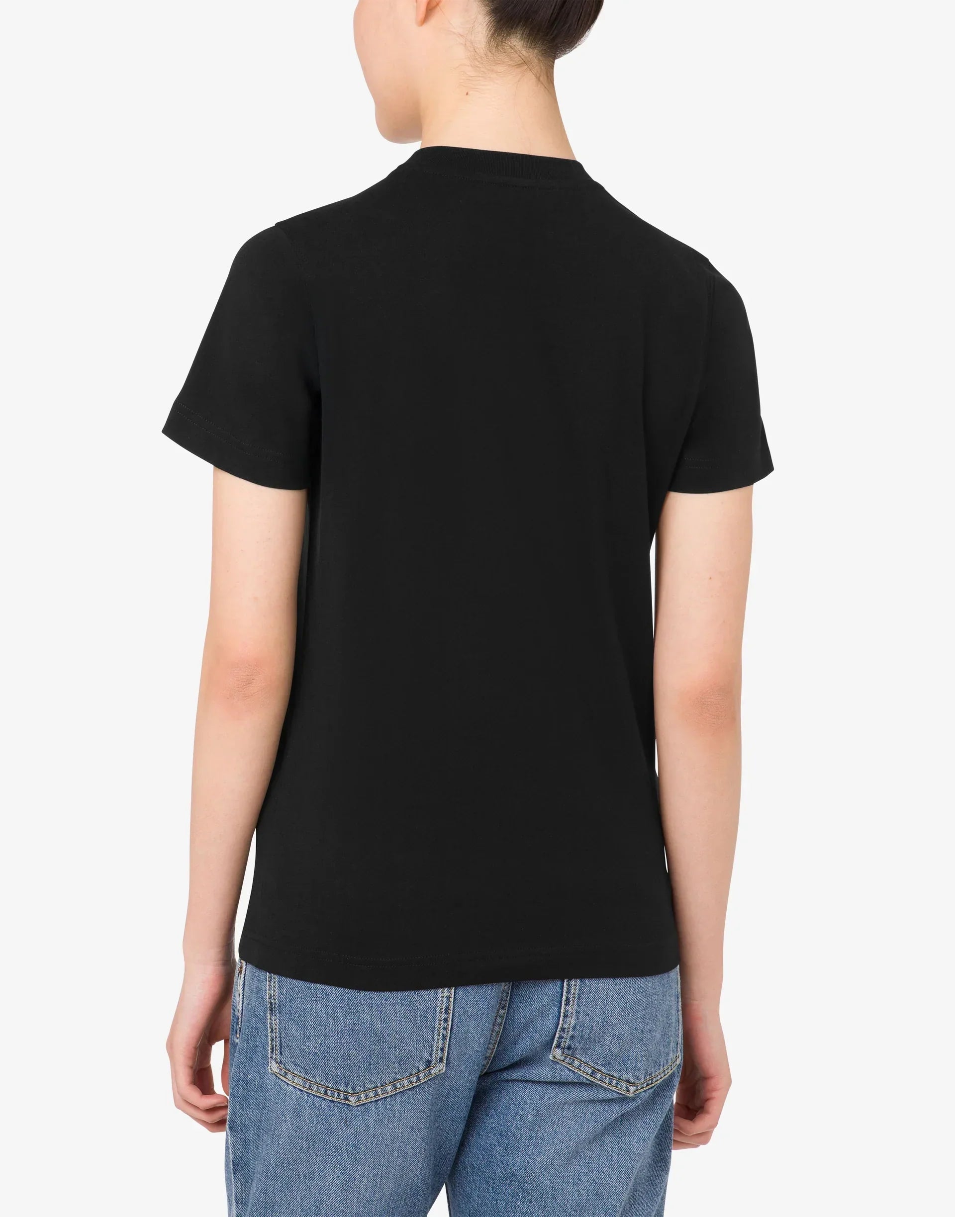 Women MOSCHINO BLACK SMALL TEDDY T-SHIRT