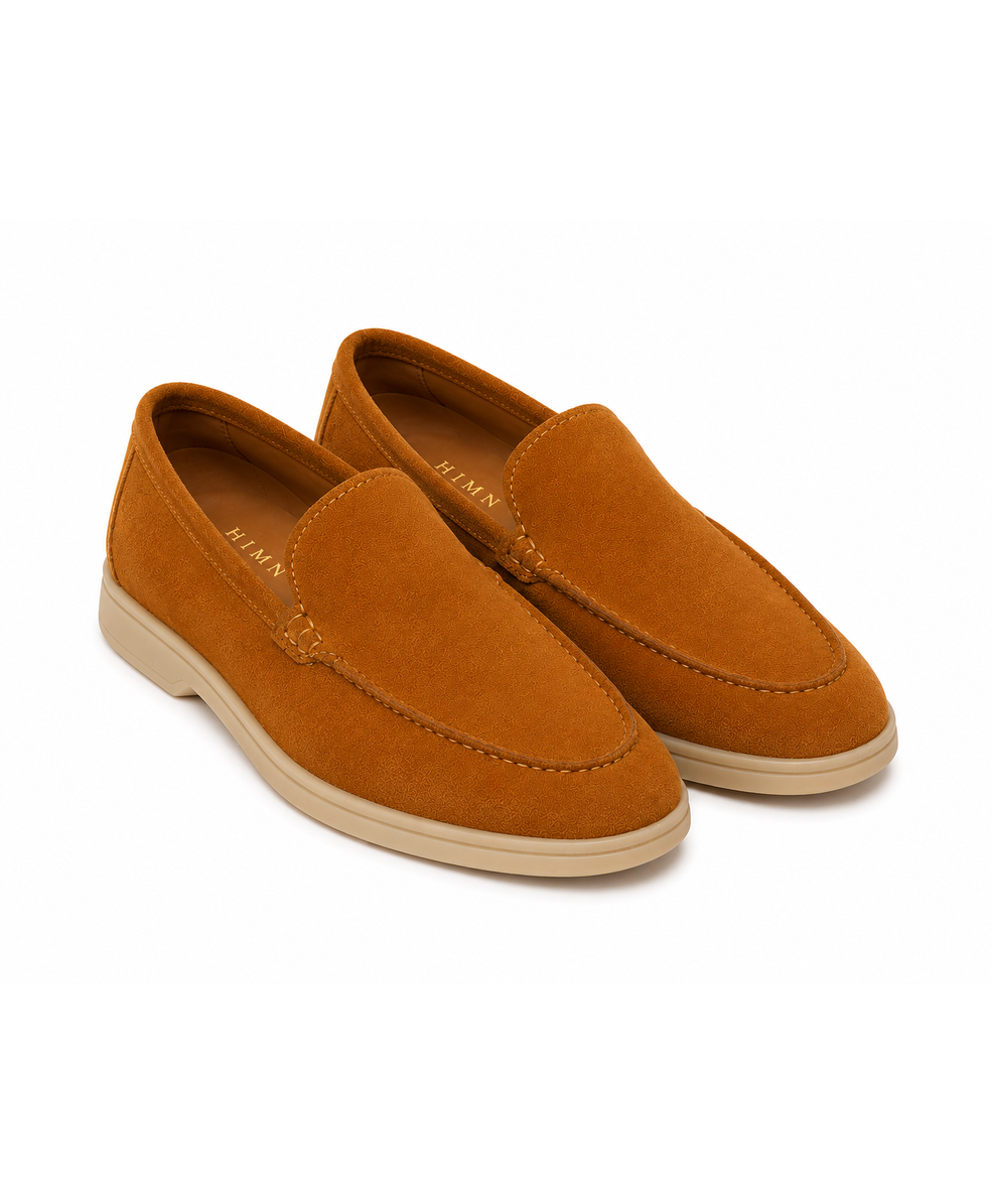 Monarch Suede Loafers – Camel Tan
