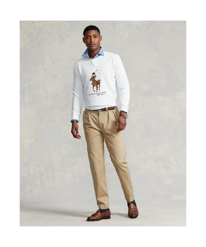 RL Fleece Sweatshirt (White Teddy Horse)