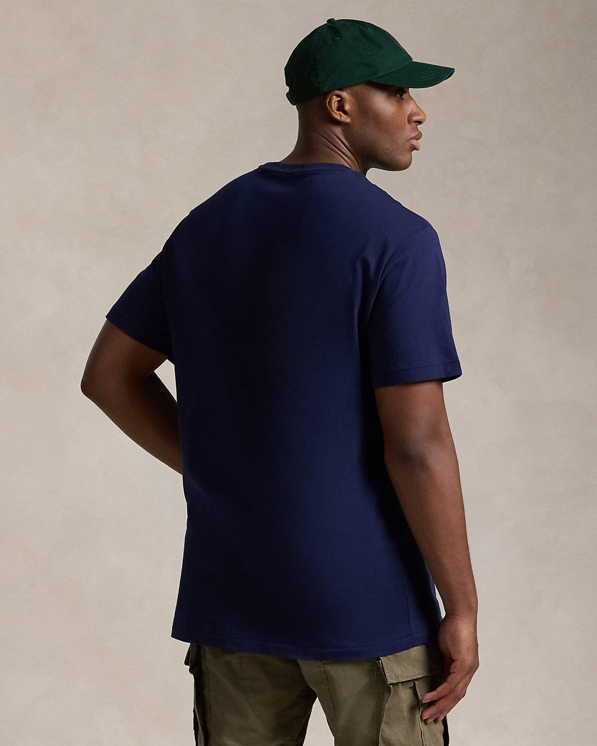 Teddy Tshirt Navy (green with blue cap)
