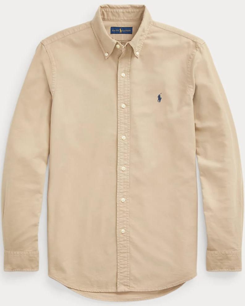 Tan Oxford Shirt