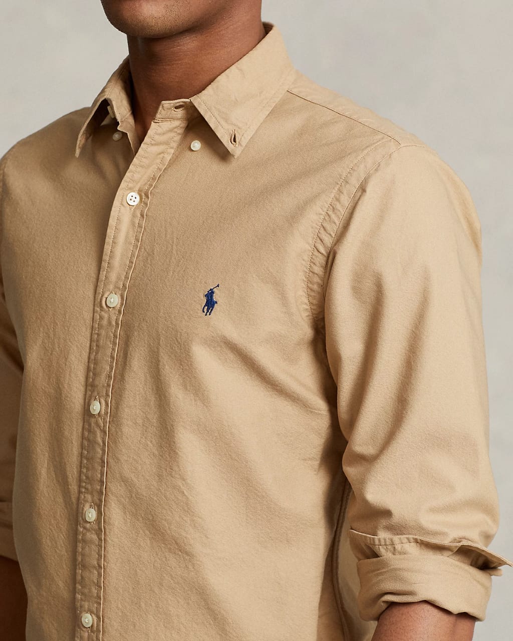 Tan Oxford Shirt