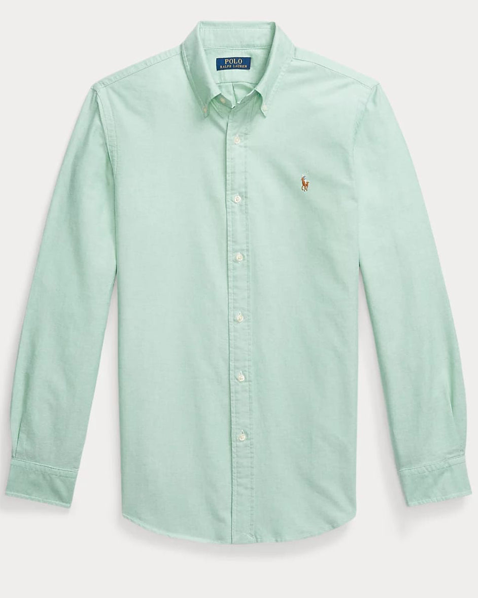 Pista Green Oxford Shirt (Multi Logo)