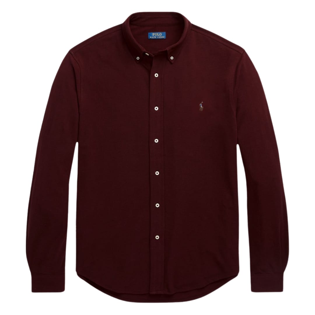 Wine Oxford Shirt (Multi Logo)