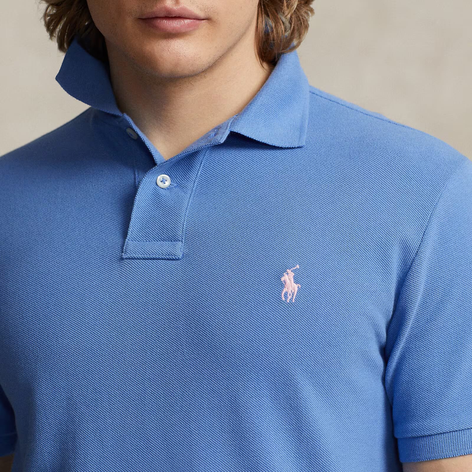 Sky Collar Tshirt (White Logo)