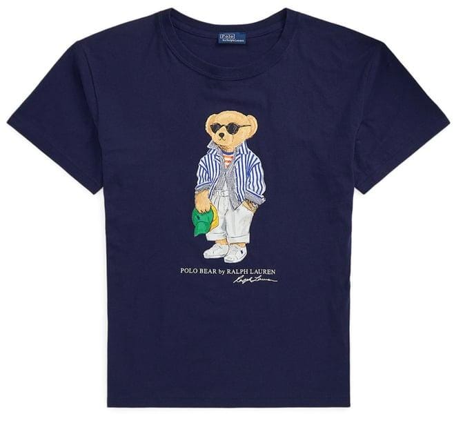 Women TEDDY BEAR T-SHIRT NAVY