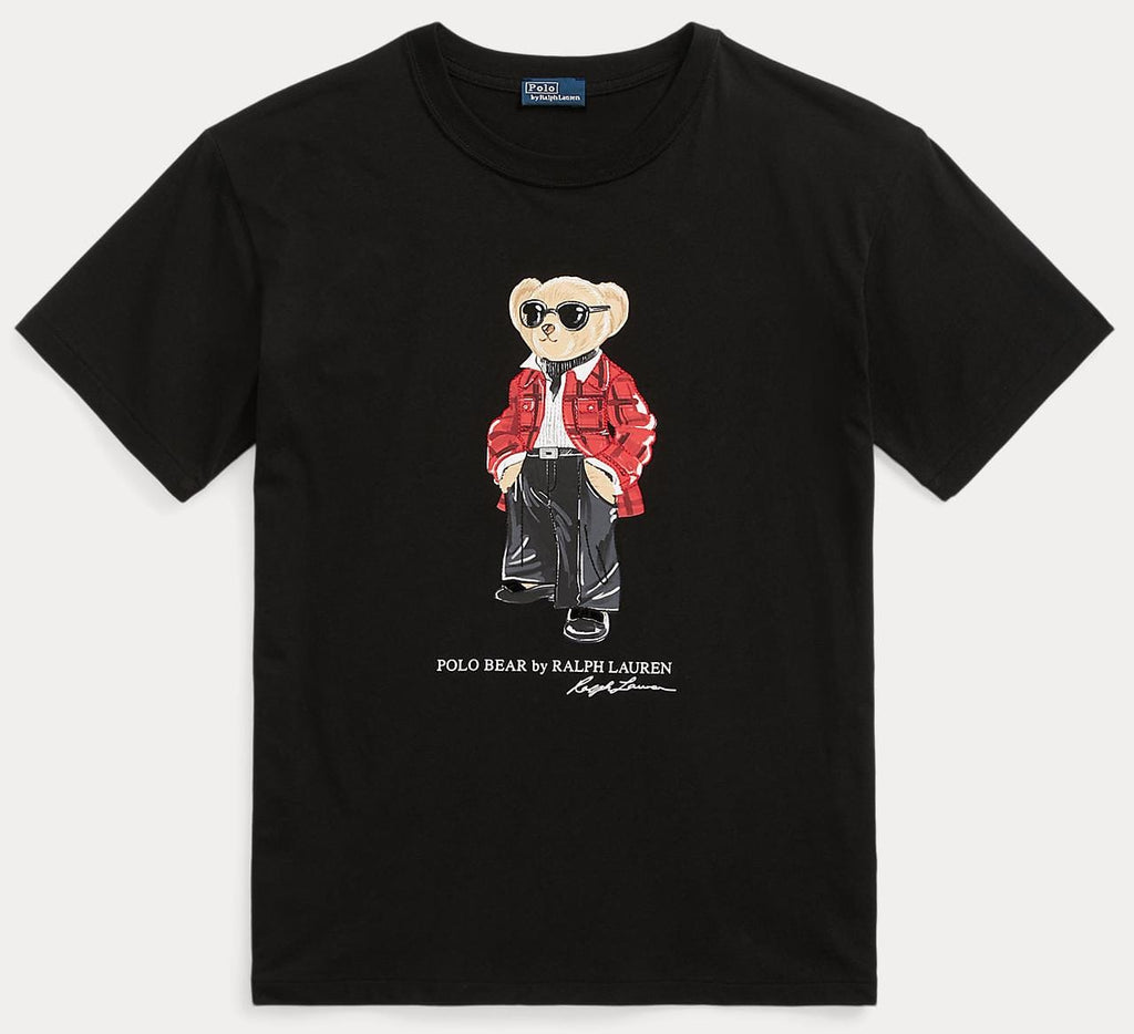 Women TEDDY BEAR T-SHIRT BLACK