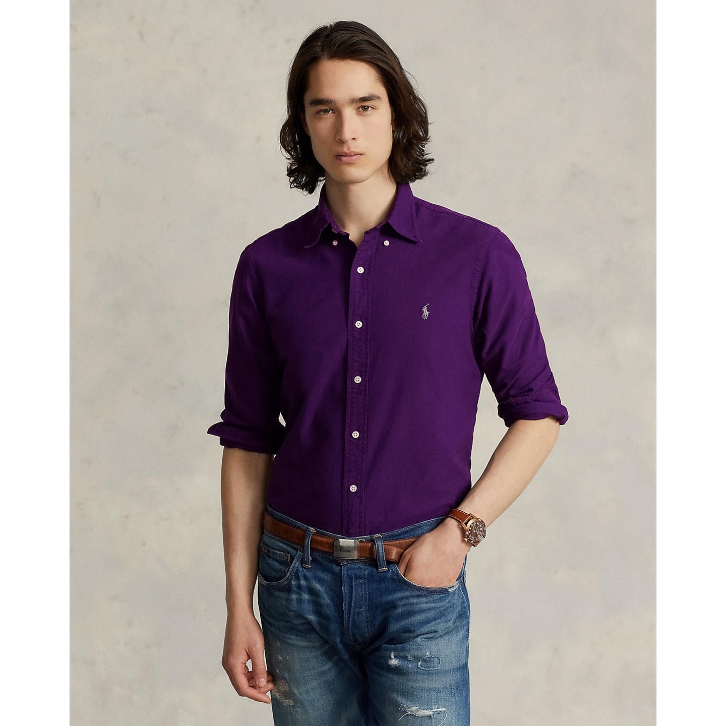 Purple Oxford Shirt