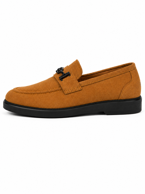 Averon Tan Suede Loafers