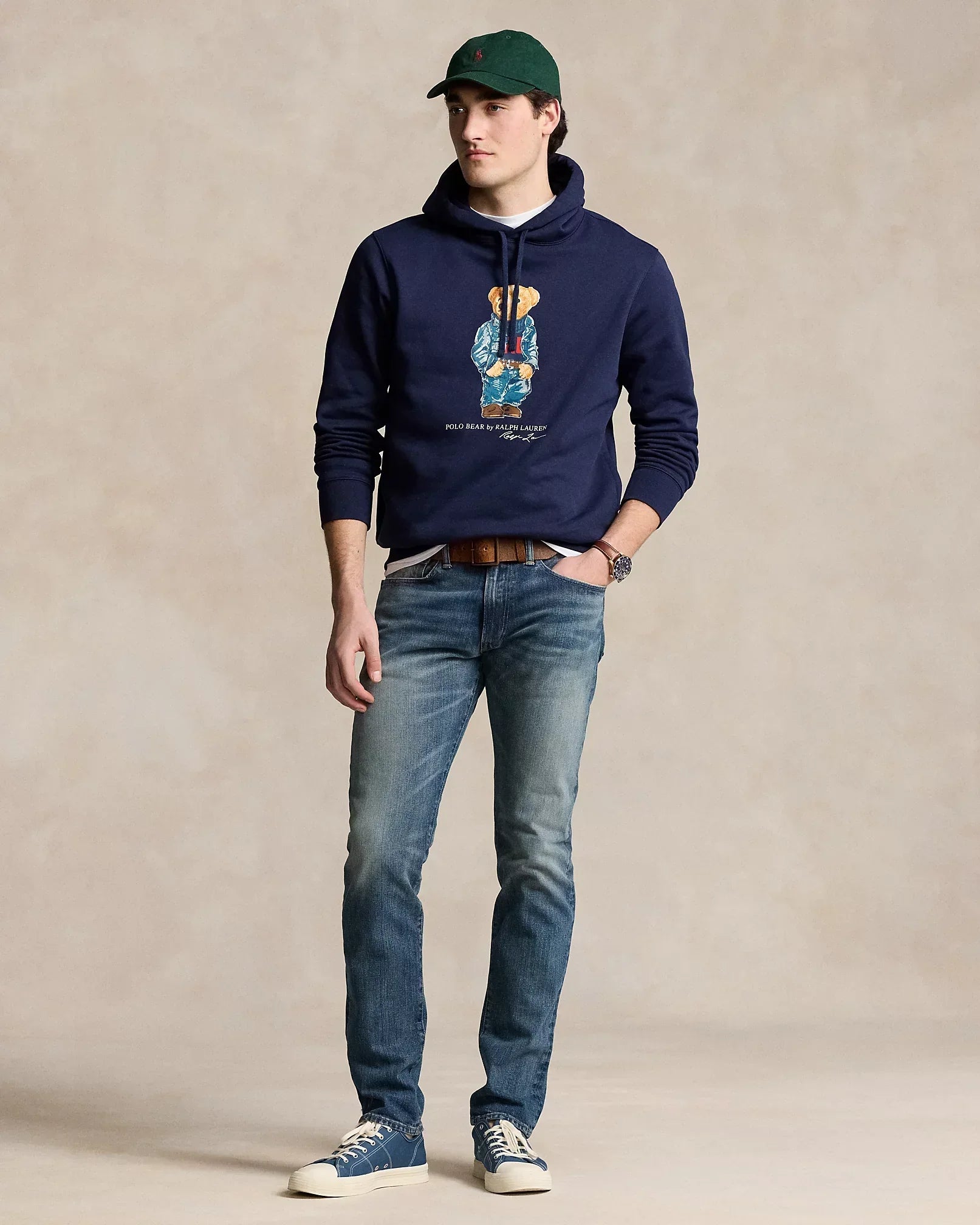 Rare Collection RL Fleece Hoodie (Navy Blue Teddy)