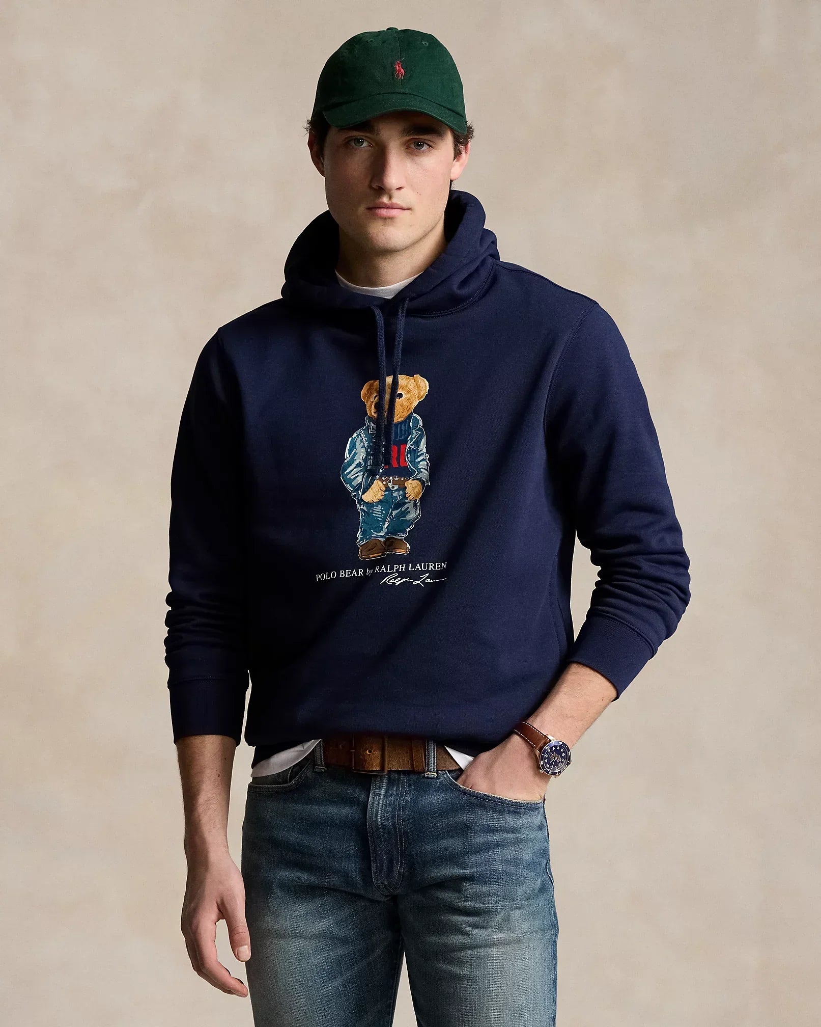 Rare Collection RL Fleece Hoodie (Navy Blue Teddy)