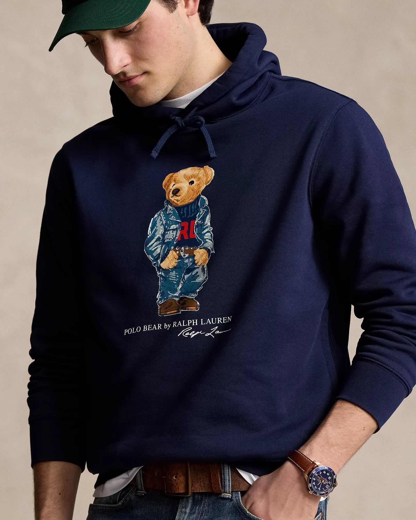 Rare Collection RL Fleece Hoodie (Navy Blue Teddy)