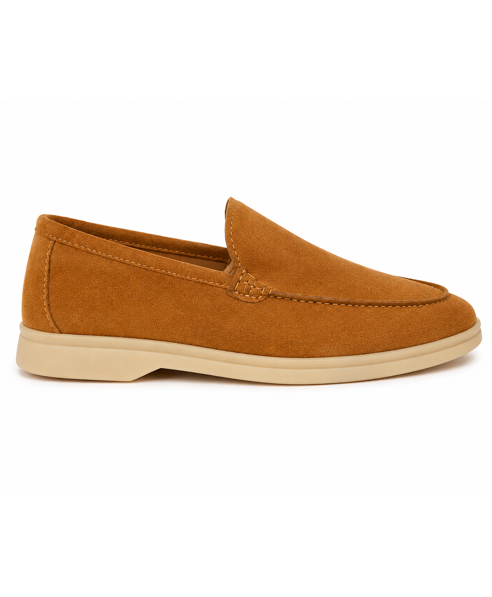 Monarch Suede Loafers – Camel Tan